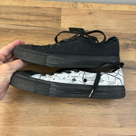 Converse Chuck Taylor All Star Lace Up Shoes New York Map Detail Unisex - Picture 11 of 13